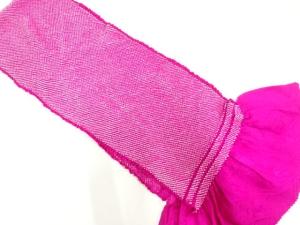 正絹　絞り　振袖用帯揚げ